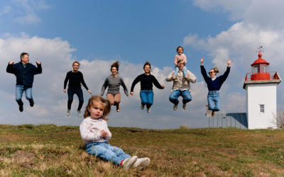 Séance famille à la pointe d’Agon