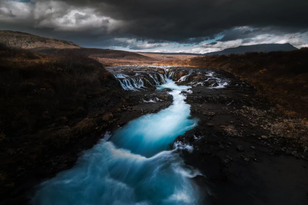 photo d'une chute d'eau en Islande